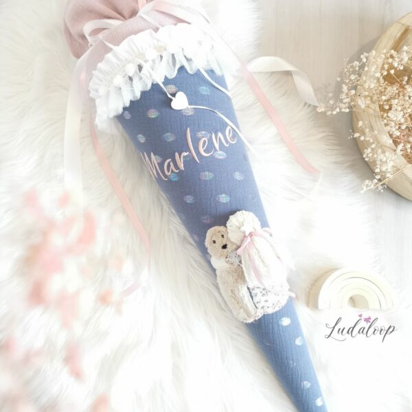 Schultüte Mädchen mit Hund - Marlene